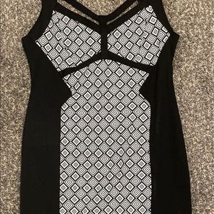 black and white dress brand new